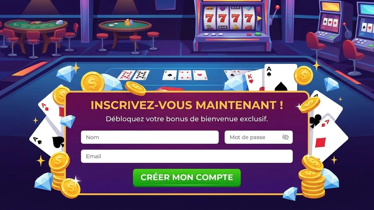 Inscription avec bonus